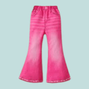 Girls’ Light Wash Casual Jeans